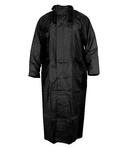KUNDRA Waterproof Solid Men & Women Raincoat (M to XL)Size black color