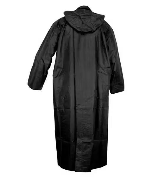 KUNDRA Waterproof Solid Men & Women Raincoat (M to XL)Size black color